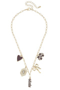 Mississippi State Bulldogs Paper Clip Charm Necklace