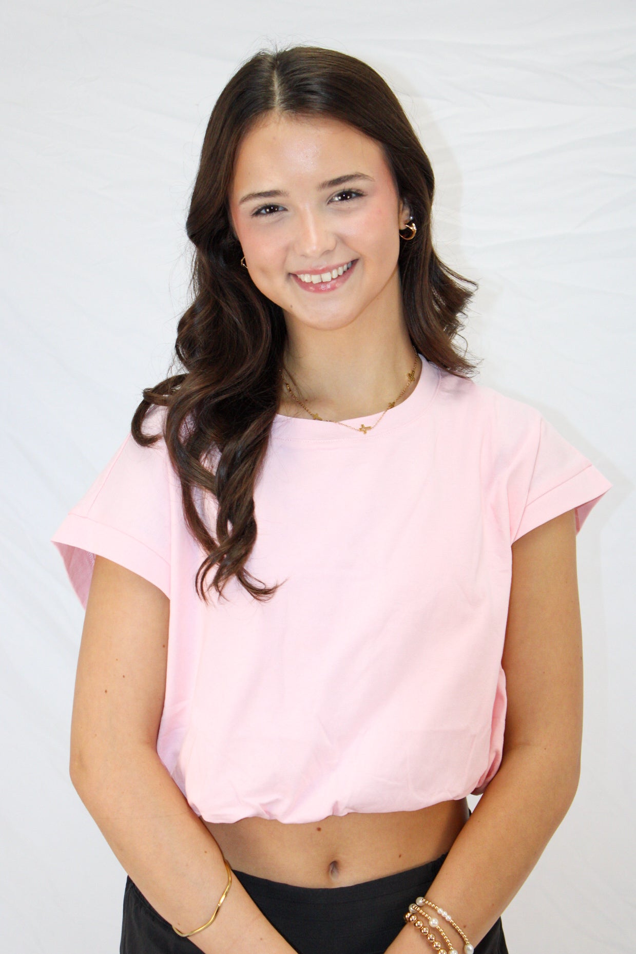 bubble hem top