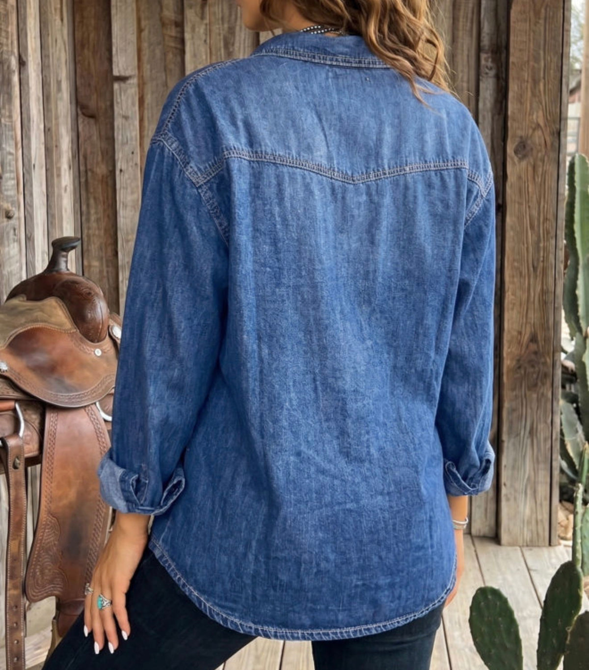 Denim Button Up