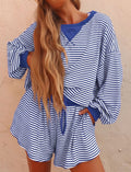 Blue Striped Lounge set