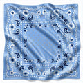 32” Baby Blue & White Gameday Bandana Scarf