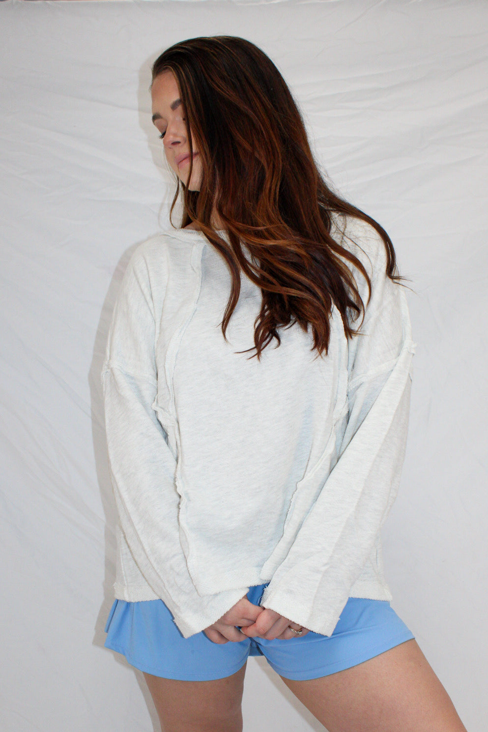 bucket list raw hem top