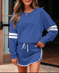 Blue gameday skirt set
