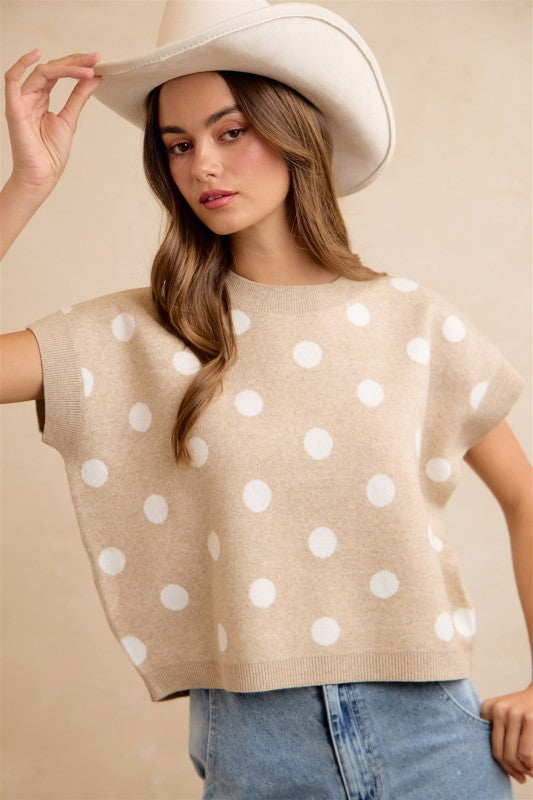 polka dot knit
