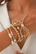 bow bracelet stack