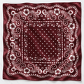 32” Maroon & White Gameday Bandana Scarf