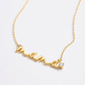 Gold Dipped “Mama” Script | Necklace
